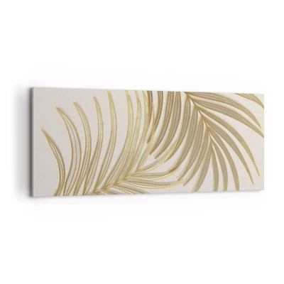 Canvas picture - Golden Palm! - 100x40 cm