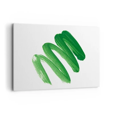 Canvas picture - Green Joke - 120x80 cm