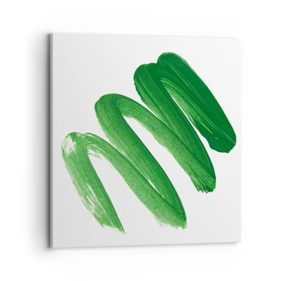 Canvas picture - Green Joke - 70x70 cm