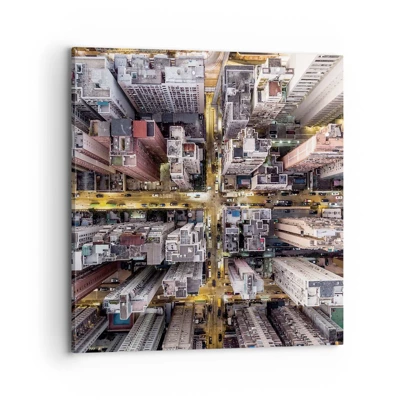 Canvas picture - Greetings from Hong Kong - 70x70 cm