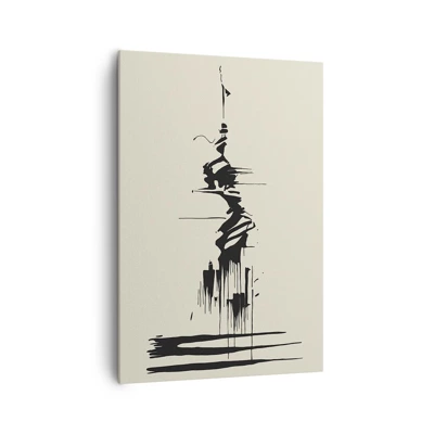 Canvas picture - Hasty Abstract - 70x100 cm