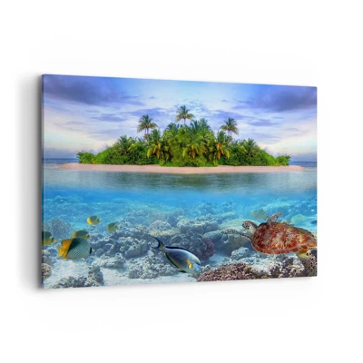 Canvas picture - Heavenly Island Invites You - 100x70 cm