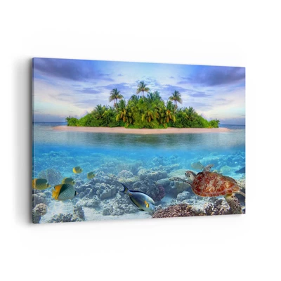 Canvas picture - Heavenly Island Invites You - 120x80 cm