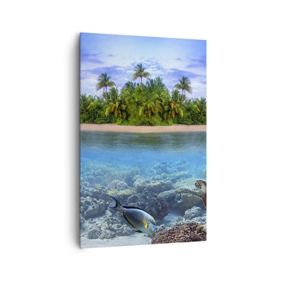 Canvas picture - Heavenly Island Invites You - 80x120 cm