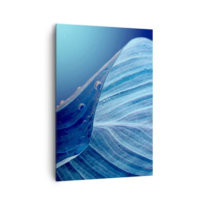 Canvas picture - Hidden Drops of Blue - 70x100 cm