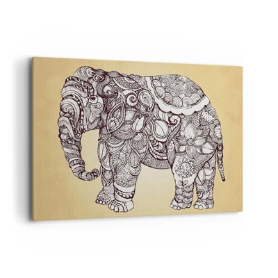 Canvas picture - Hidden Elephant - 100x70 cm