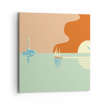 Canvas picture - Ideal Sea Landscape - 70x70 cm