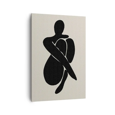 Canvas picture - In Her Own Arms - 70x100 cm