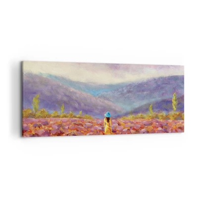 Canvas picture - In Lavendar World - 120x50 cm