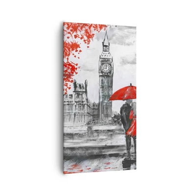 Canvas picture - In Love with London - 65x120 cm