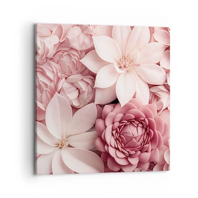 Canvas picture - In Pink Petals - 70x70 cm