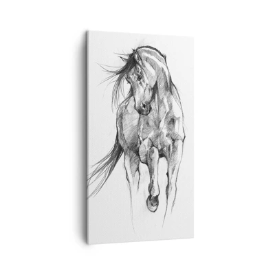 Canvas picture - In a Graceful Trot - 45x80 cm