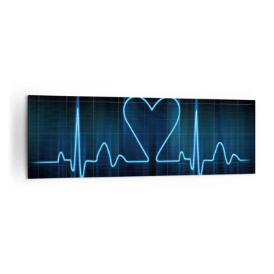 Canvas picture - In a Heartbeat - 160x50 cm