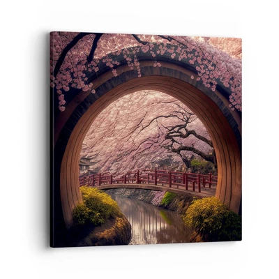 Canvas picture - Japanese Spring - 40x40 cm