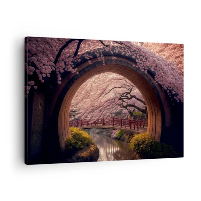 Canvas picture - Japanese Spring - 70x50 cm