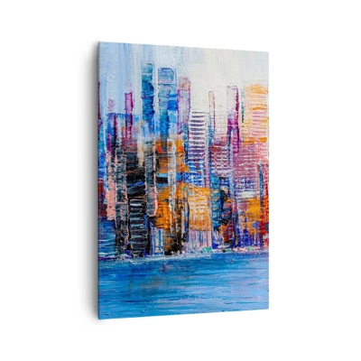 Canvas picture - Joyful Metropolis - 70x100 cm