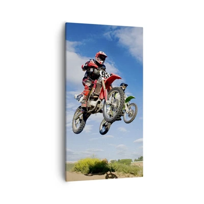 Canvas picture - Jump to the Sky - 55x100 cm