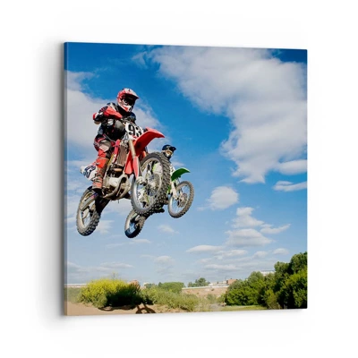 Canvas picture - Jump to the Sky - 70x70 cm