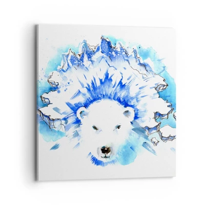 Canvas picture - King of Arctica in Icy Crown - 70x70 cm