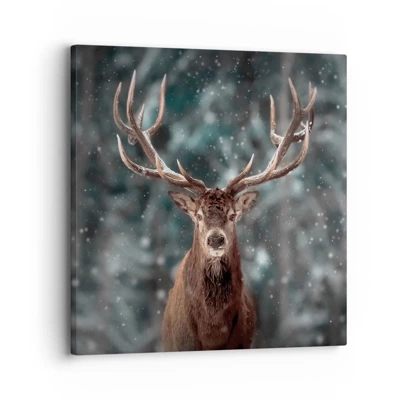 Canvas picture - King of Forest Crowned - 30x30 cm