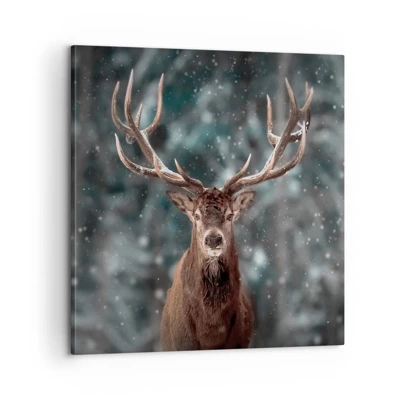 Canvas picture - King of Forest Crowned - 60x60 cm