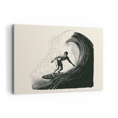 Canvas picture - King of the Wave - 120x80 cm