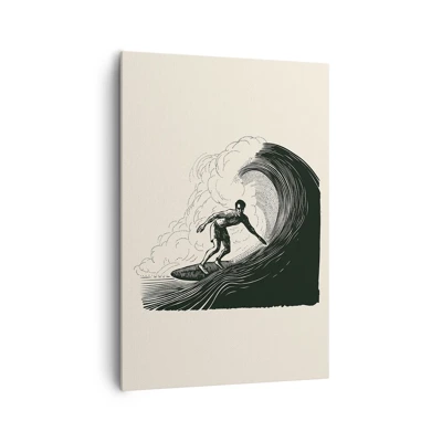 Canvas picture - King of the Wave - 70x100 cm