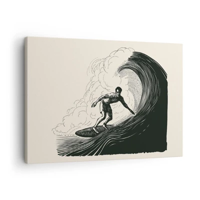 Canvas picture - King of the Wave - 70x50 cm