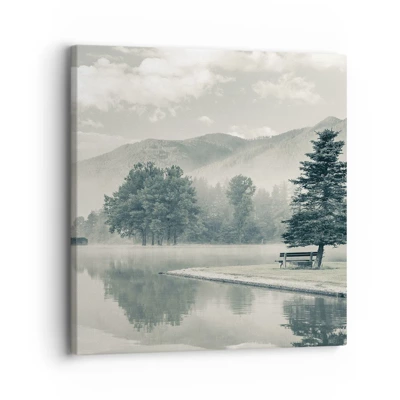 Canvas picture - Lake Is Still Asleep - 30x30 cm