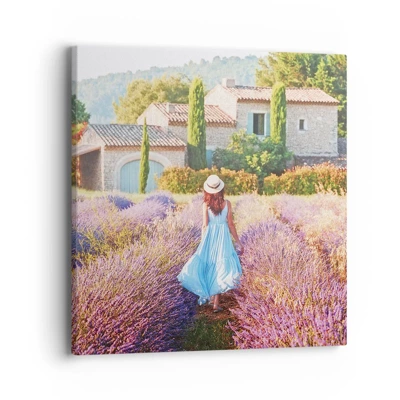Canvas picture - Lavender Girl - 40x40 cm