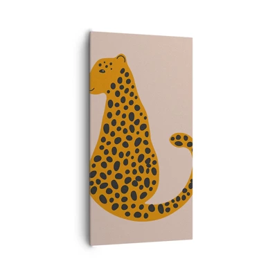 Canvas picture - Leopard Print Is Fashionable - 65x120 cm