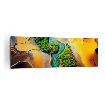 Canvas picture - Life-giving River - 160x50 cm