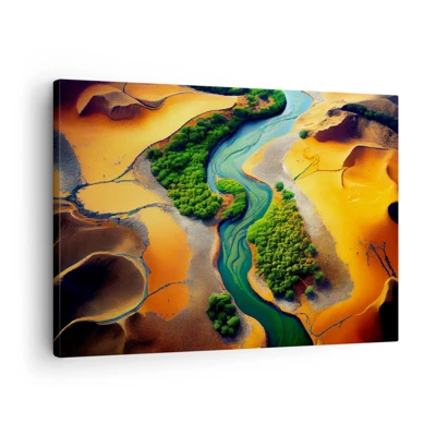 Canvas picture - Life-giving River - 70x50 cm