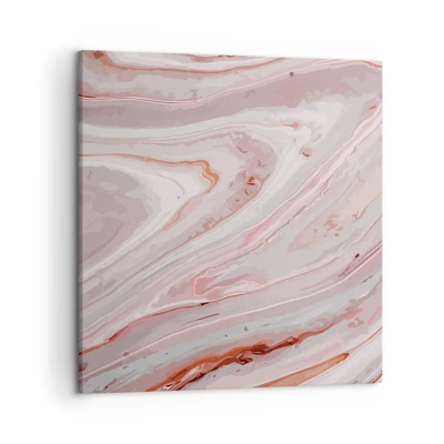 Canvas picture - Liquid Pink - 50x50 cm
