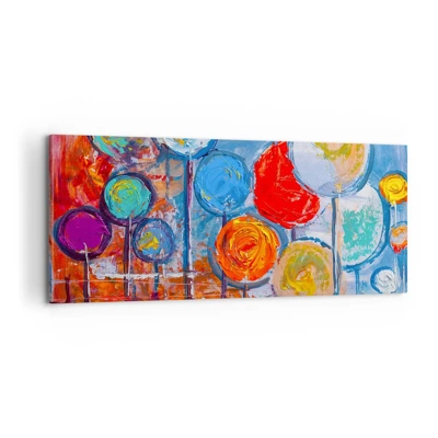 Canvas picture - Lolly Sticks - 100x40 cm