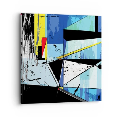 Canvas picture - Looking at the World at an Angle - 30x30 cm
