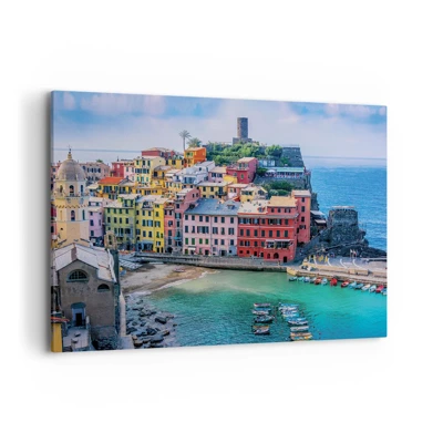 Canvas picture - Magical Mediterranean Town - 100x70 cm