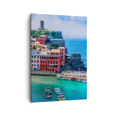 Canvas picture - Magical Mediterranean Town - 50x70 cm