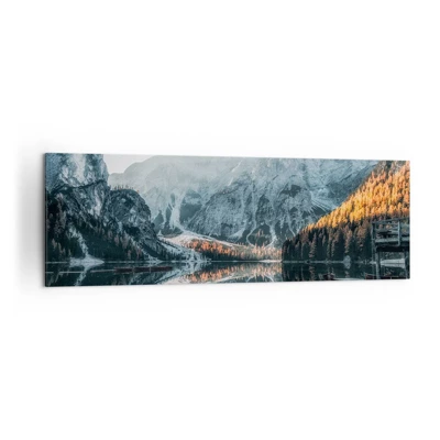 Canvas picture - Mirror Landscape - 160x50 cm