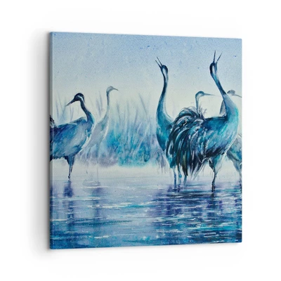 Canvas picture - Morning Encounter - 60x60 cm