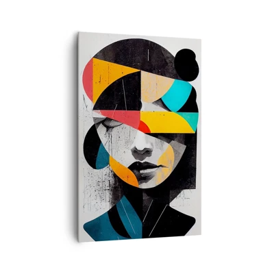 Canvas picture - Multicolour Portrait of the Interior - 80x120 cm