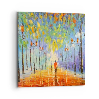 Canvas picture - Night Rain Song  - 70x70 cm