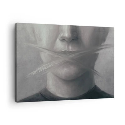Canvas picture - Not a Word - 70x50 cm