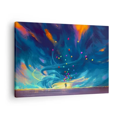 Canvas picture - On Blue Wind - 70x50 cm