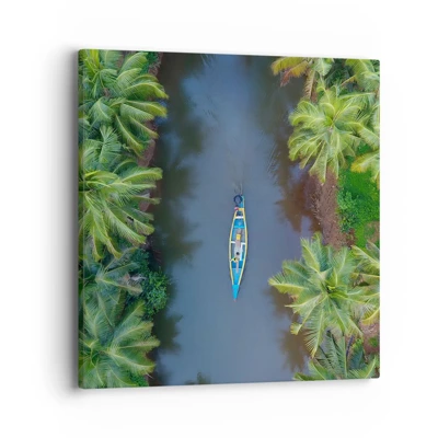 Canvas picture - On Tropical Trail - 40x40 cm