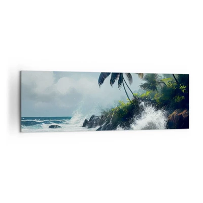 Canvas picture - On a Tropical Shore - 160x50 cm