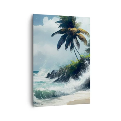 Canvas picture - On a Tropical Shore - 70x100 cm