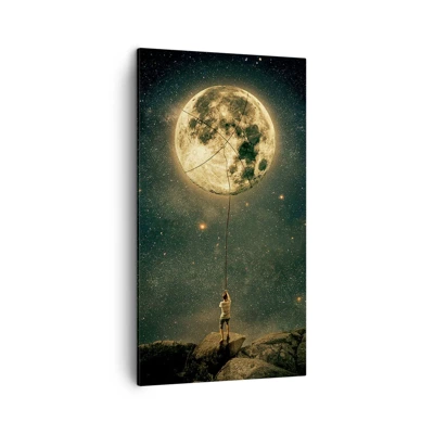 Canvas picture - One that Stole the Moon - 45x80 cm