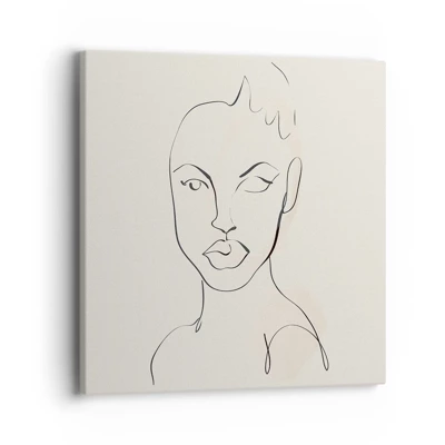 Canvas picture - Outline of Sensuality - 40x40 cm