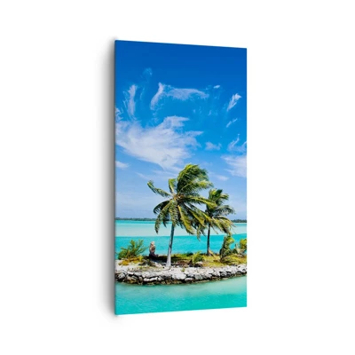 Canvas picture - Paradise on Earth - 65x120 cm